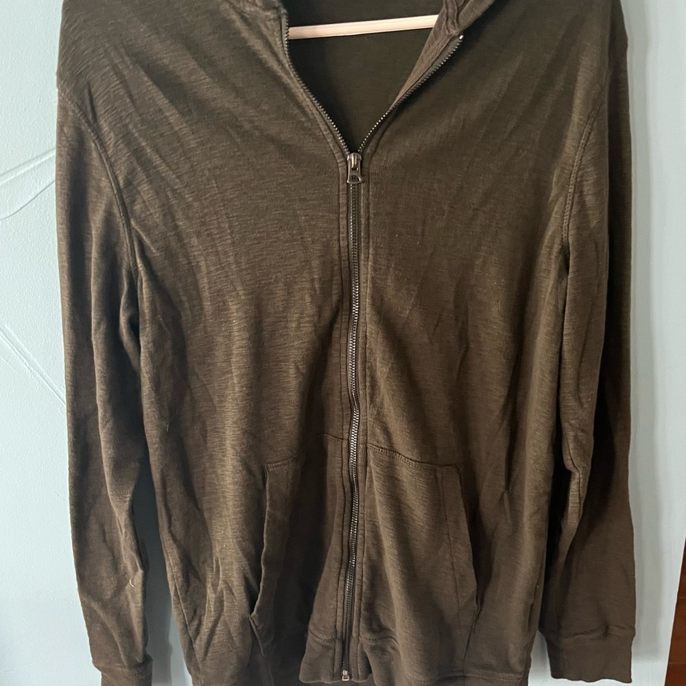 H & M Hooded Zip Up Jacket Sz M